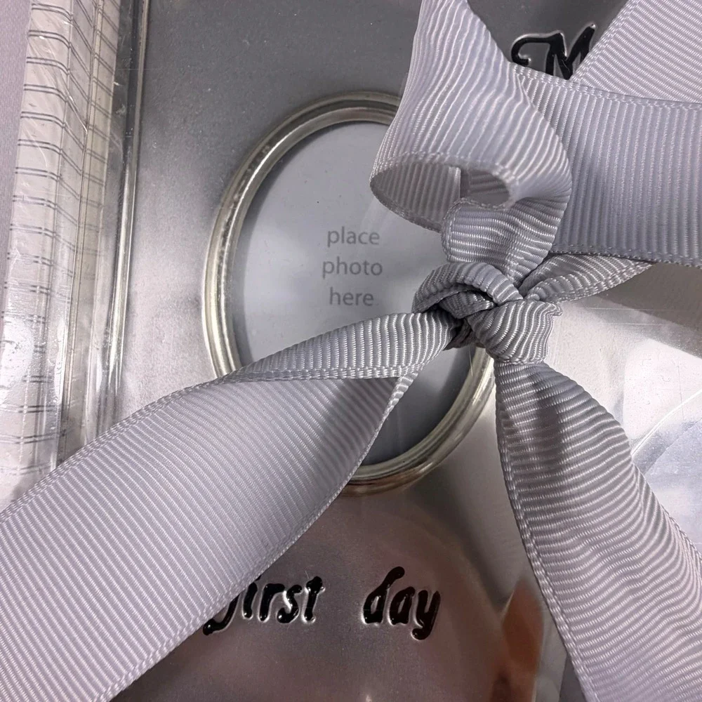 First Impressions Baby First Year Silver Multi Photo Frame Keepsake